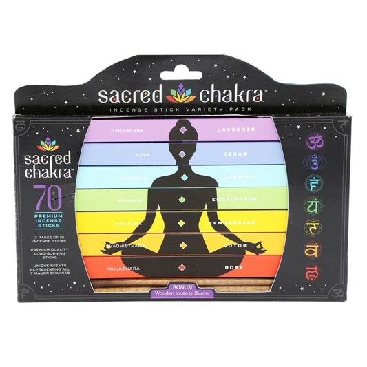 Sacred Chakra Incense Stick Pack