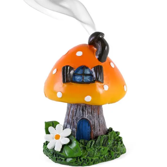 Toadstool Incense Cone Holder