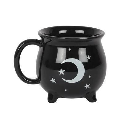 Witches Brew Ceramic Halloween Cauldron Tea Set