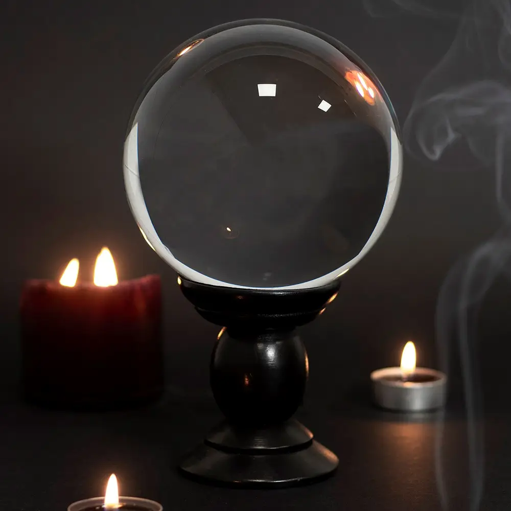 Large Crystal Ball On Stand