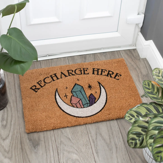 Recharge Here Doormat