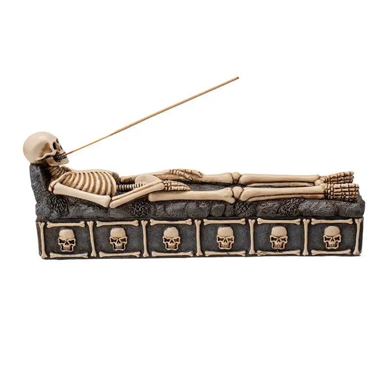 Skeleton Tomb Incense Burner Box