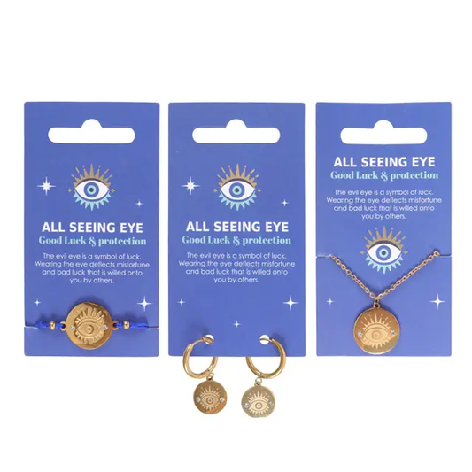 All seeing eye Jewelry set