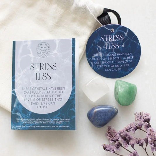 "Stress Less" Healing Crystal Set