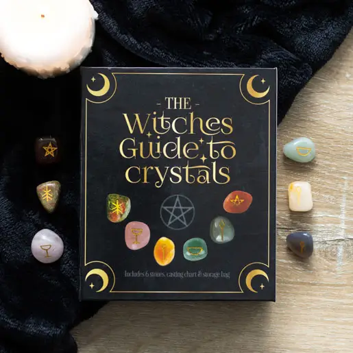 " Witches Guide to Crystals" Gift set