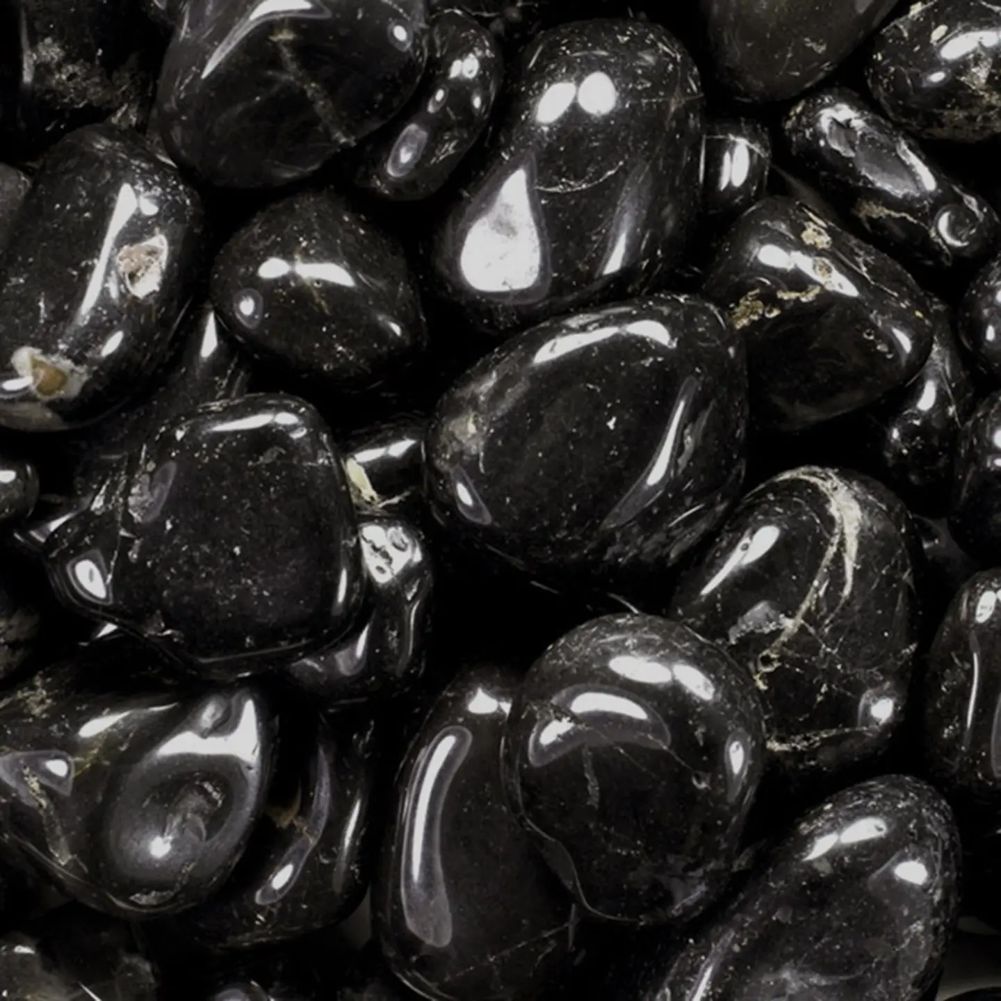 Tumbled Black Onyx