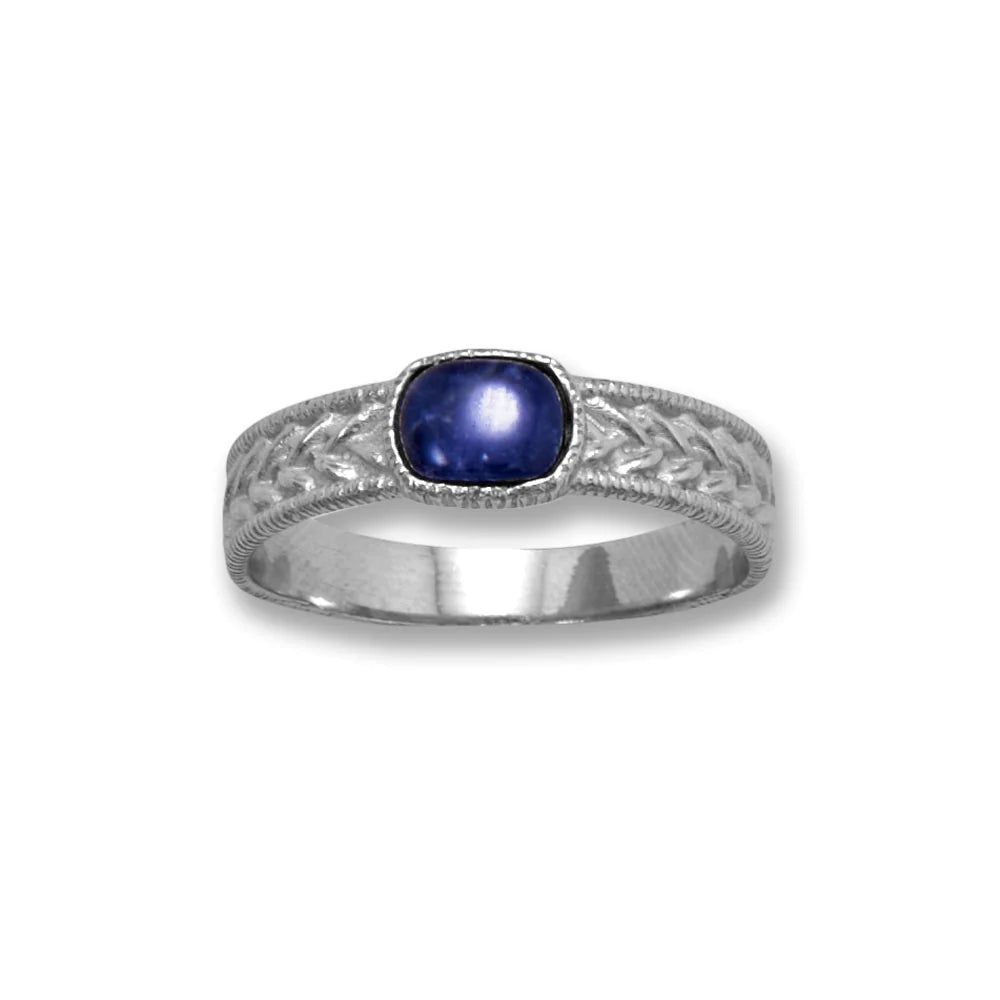 Woven Sodalite Ring