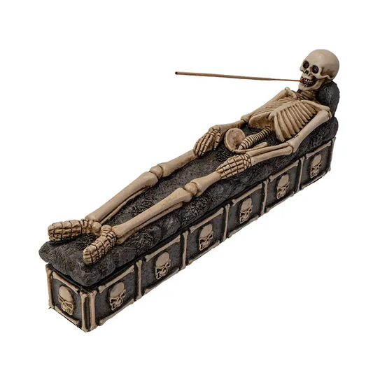 Skeleton Tomb Incense Burner Box