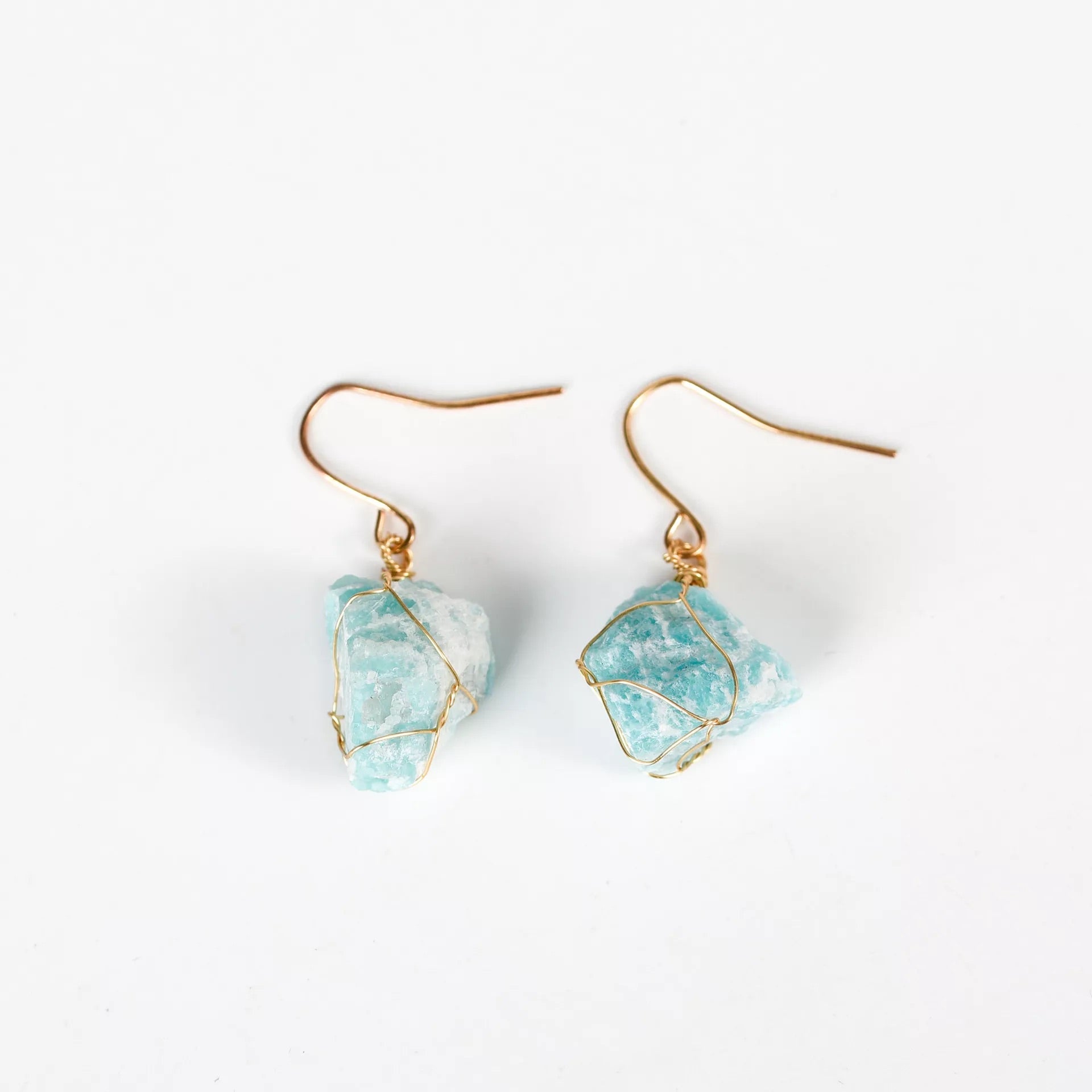 Raw Natural Cluster Earrings
